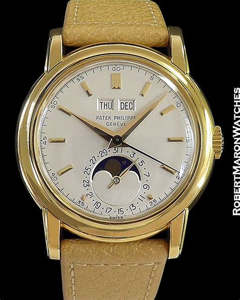 vintage patek philippe annual calendar tourbillon|patek 2497 perpetual calendar.